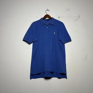 VTG Polo Ralph Lauren Yellow Pony Shirt Short Sleeve Men XL Prep Street Casual